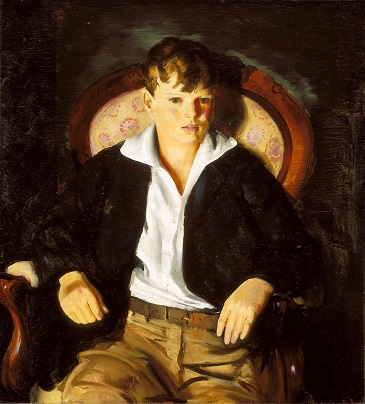 A  Boy  1921  by  George  Bellows  Indianapolis  Museum  34.5